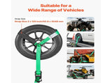 Wheel Chock Tie-Down Kit, Tire-Style Tow Dolly Strap, Car Tie Down Kit with Heavy-Duty Hook, Break V952-CLJGTJ2LTXZX66N3Q001V0