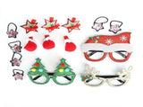 3 Set Christmas Cute Hairpin Glasses Frame Costume Decoration Accessories for School Party V1294-YM0901-3115200079611