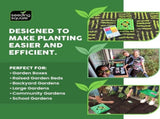 - Patented Seed and Seedling Spacer Tool for Bigger Harvests, Organized Plants & Fewer Weeds V1258-DP02-C-263