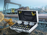 Hydraulic Pressure Test Kit, 250/400/600bar, 3 Gauges 11 Test Couplings 3 Test Hoses, Excavator V952-JXYBZ3T11G0050BLLV0