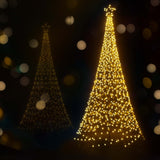 3.6M Christmas Tree 800 LED Solar Net Lights Jingle Jollys XMAS-FAIRY-SOLAR-NET-12FT-WARM