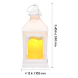 12 Pcs Decorative Candle Lantern, LED Electric Flameless Candle, Plastic LED Holder with Glass, Wall V952-LEDCDBS10INCDW7VW001V9