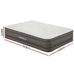 Bestway Air Mattress Queen Inflatable Bed 46cm Airbed Grey BW-BED-Q-46-69050