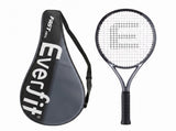 Everfit 27 Inch Tennis Racket Lightweight Racquet for Beginner Adult Players Black TR-FASTCRTL-BK