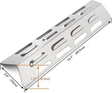 4 Pack Gas Grill Heat Plate Replacement Stainless Steel Heat Shield for Kenmore Master Forge Grills V1189-LC-HW-00426