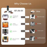 Green Portable Fully Automatic Coffee Machine - Universal 3-in-1 Capsule, Coffee Powder & V888-ELOSUNG12254
