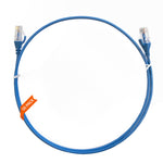 0.5m CAT6 Ultra Thin LSZH Ethernet Network Cable | 50 Pack Blue 004.004.0002.50PACK