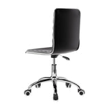 Artiss Office Chair Conference Chairs PU Leather Low Back Black OCHAIR-K-REPL-BK