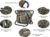 Camouflage Folding Camping Chair Portable Compact Adjustable Fishing Stool for Outdoor Use V1258-DP02-BOL-479
