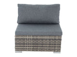 Grey Armless Outdoor Sofa Set V264-OTF-540S-LGR-NA-1