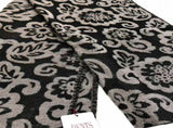 Large Pashmina Style Scarf Floral Wool Blend Womens Winter Wrap 200x40cm - Black V563-DNTS4-4035-BLK