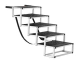 Dog Stair for Cars, Wide 5-step Dog Car Steps, Folding Dog Car Ramp with Nonslip Surface, Portable V952-KZDGLT5STEP1DLM2TV0