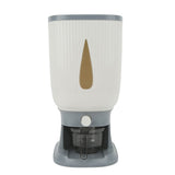 Household Rice Dispenser Large Capacity Automatic Rebound Food Grain Storage Container with Cup Grey V1294-YM0716-3118220094012
