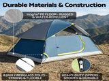 Weisshorn 2 Person Camping Dome Tent Lightweight Waterproof Outdoor Hiking TENT-E-CA2-COLE