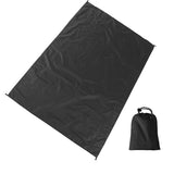 Camping Ground Sheet Waterproof Silver Coated Sunlight Resistant Quick Dry Outdoor Mat - Black V1308-DSZKI-1029-3