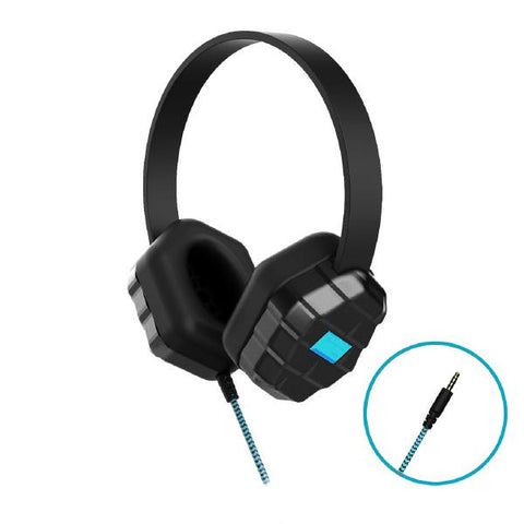 Gumdrop DropTech B1 Kids Rugged Headphones - Compatible with all devices with a 3.5mm headphone jack V177-MA-15GD-DT-HP-B1