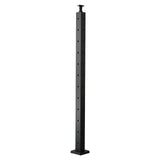 Cable Railing Post, 106.7x5x5cm Corner Railing Post, with L-Shaped Pre-Drilled Holes, Stainless V952-1JZLGZXHS1065S1EW001V0