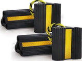 Wheel Chocks for RV Trailer Camper Truck Car, Versatile Rubber Chocks Block V1258-DP02-WO-1042