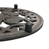 Decorative Flower Cast Iron for Dining Table Or Kitchen Use Hot Dishes and Pots Holder Heat V1370-AZ4-12578