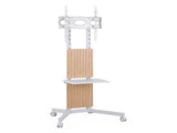 Artiss Mobile TV Floor Stand for 32-65" Mount Bracket Universal Adjustable Height with Wheels TV-MOUN-2007-WH