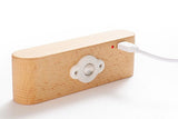 Battery Operated Wall Sconce Wooden Night Light Rotatable Cordless Wall Lamp V1263-JX-7406