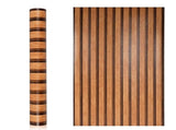 Peel and Stick Wallpaper 45cmx5m/45cmx10m Modern Wood Slat Self Adhesive Contact Paper for Wall V1366-AZ2-W-14941