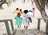 Dock & Bay Adult Poncho Hooded Towel Cabana Collection Whitsunday Blue S DB-PONCHA-CAB-SM-NAVY
