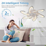 Low Ceiling Light Fan, Low Profile, 6 Wind Speed, 3 Colors V178-38331