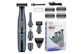 6-in-1 Women Electric Shaver Replaceable Heads for Whole Body Private Epilator Shaving Razor - Black V1263-JX-6631-2