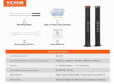 Garage Door Torsion Springs, 16000 Cycles, Pair of 0.25 x 2 x 30inch, Garage Door Springs with V952-CKMDH0250X2XGEHH7V0
