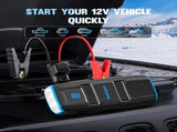 HEMINGSON 2000A Peak Battery Jump Starter Portable with 4 Modes LED Lights V413-HVJ01