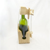 Fun Bottle Gift Lock Challenge Puzzle Game Wood Brain Teaser for Adults Party and V1192-AZ-W-2952