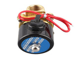 220V DN15 1/2" Electric Normal Closed Valve Electromagnetic Valve for Water Oil Air Gas V1294-YM0901-JY01042