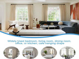 44 Pack Curtain Rings with Eyelets, Metal Drapery for Pinch Pleat Curtains, Drape Ring 1.5 Inch I D, V1259-DP01-A-4349