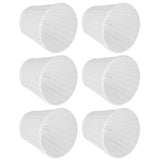 6pcs Lampshade Replacement for E14 Bulb Interface Wall Light Ceiling Light Cover Shade White V1294-YM0901-3119200092911