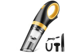 120W Cordless Car Vacuum Cleaner 9000Pa Handheld Portable Vacuum for Home Auto - Yellow V1263-JX-6676-2