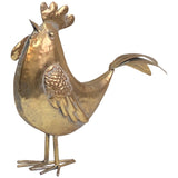 Lustre Gold Chook Long Tail 35x30cm V637-97022CHK
