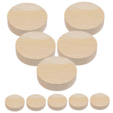 Beige Wood Slices 8x2cm Round Craft Discs, Smooth Unpainted Wooden Circles for Home Decor and V1370-AZ4-11981