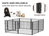 32"8 Panel Pet Dog Playpen Cage Enclosure Exercise Cat Puppy Metal Fence AU V201-W13559014