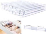 Drawer Divider - 8 Pieces - Drawer Organizer - Cutlery Organizer - Storage System - Drawer Trays V1188-MS101-01417-1