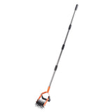 Garden Cultivator Tool Stainless Steel Lawn Reseeding Garden Tool Adjustable Handle Garden Soil V1294-YM0901-3111240306212