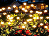 Solar Lights Outdoor Waterproof 4 Pack of 32 LEDs Garden Patio Firefly Decoration Unique Gifts Women V1079-SOLARLIGHT01