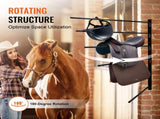 Wall Mounted Saddle Rack, 30.9 x 29.9 x 5.5 in, Swing Out Saddle Holder, Six Tiers Horse Saddle V952-MAJWBSXXLC30M0FEBV0