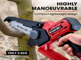 BAUMR-AG SW1 20V Cordless Mini Chainsaw Skin Only, Electric Battery Powered Tree Pruner V219-CHNHCSBMSW1A