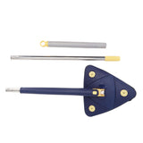 Adjustable Rotatable Triangular Mop Multifunction Wall Cleaning Mop with Long Handle Hand Washing V1294-YM0626-3117220282611