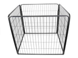 YES4PETS 4 Panels 100 cm Heavy Duty Pet Dog Cat Puppy Rabbit Exercise Playpen Fence Extension V278-HPL100-4-A
