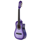 Alpha 34 Inch Classical Guitar Wooden Body Nylon String Beginner Kids Gift Purple GUITAR-D-34-PURPLE
