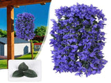 Artificial Faux Bougainvillea Flowers Plants for Outdoor Decoration, 1 PCS Fake Silk Long Trailing V1370-AZ4-12419