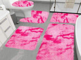 5Pc Bath Mats for Bathroom, Quick-Dry Bathroom Rugs Sets Washable Non-Slip Bath Mat Ultra Soft V1189-LWWAL-20260325-01108