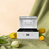 White Cash Safe Box Combination Lock Home Office Secure Storage V1369-AZ3-W-22507